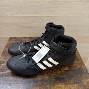 Take Down Adidas Men's HVC Lace Up Athletic Wrestling Shoes Black/White Size:15